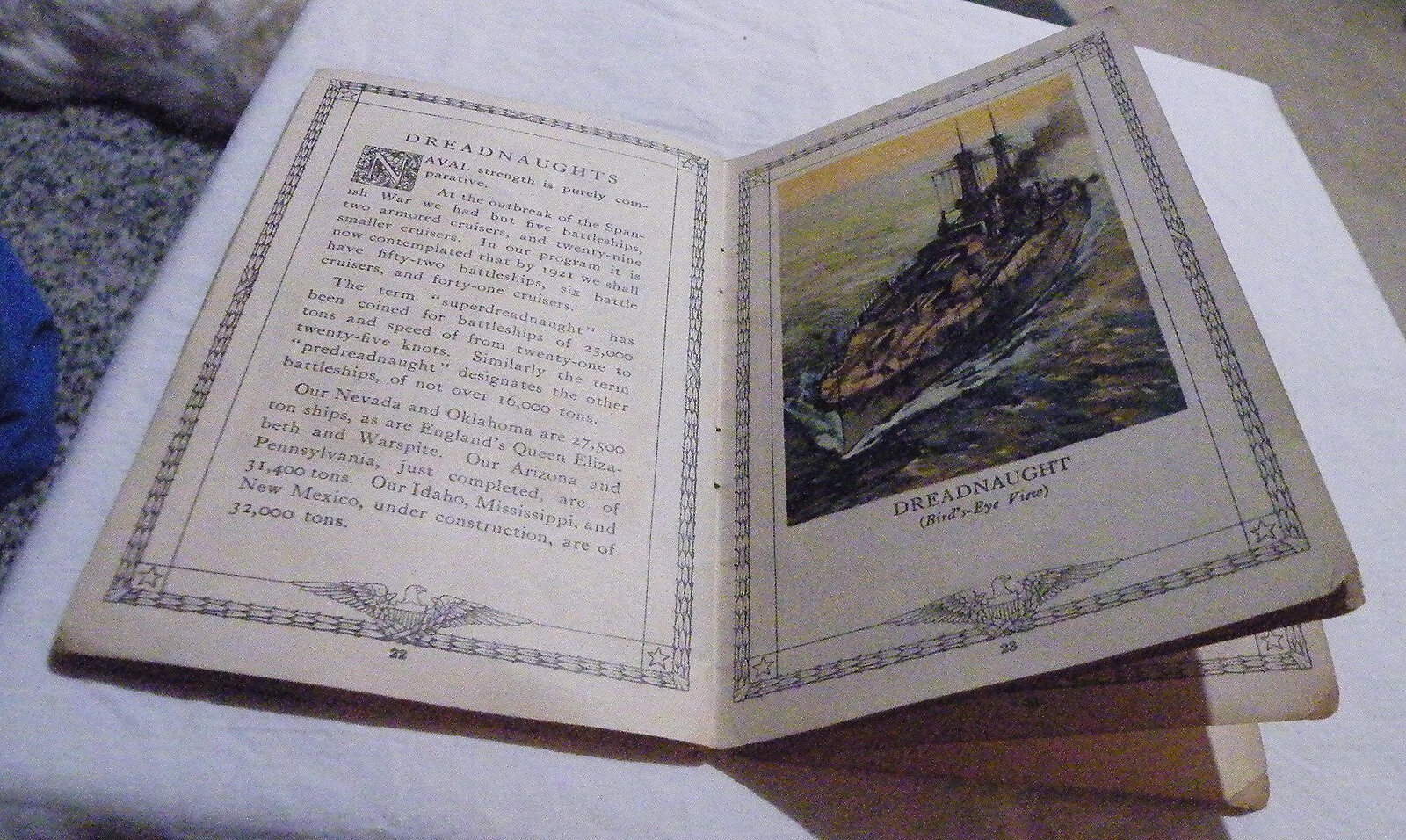 1917 ARMY NAVY Booklet Great Illustrations WW1 Troops Equipment Ships WW1