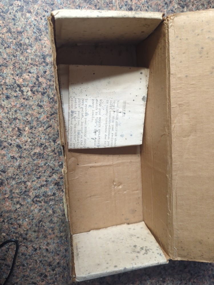 Vintage HOOKER 100 UNTESTED FOR DISPLAY ONLY