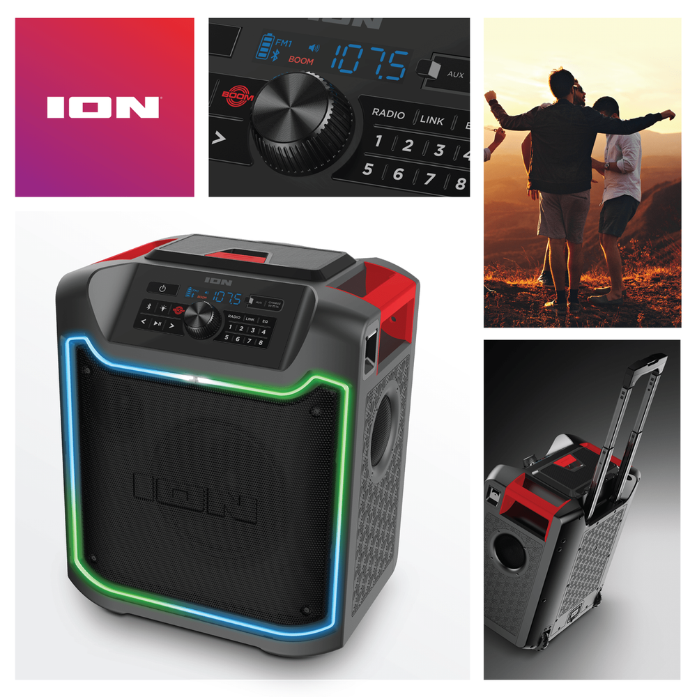 ION Pathfinder 280° Bluetooth Speaker 280 Degree Wide Angle Sound Speaker