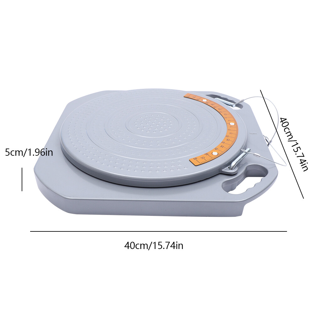 2*Wheel Turntable 360° Rotation Plates Car Front End Wheel Alignment System