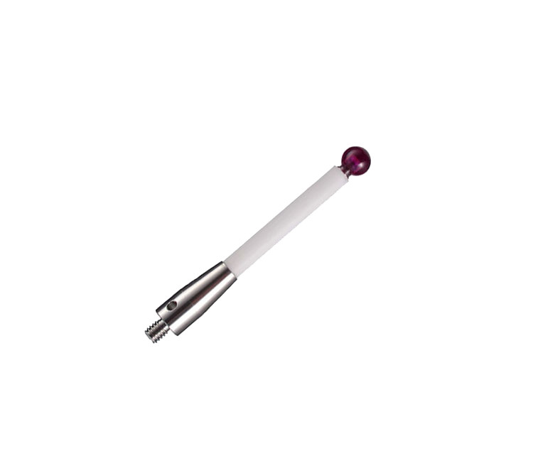1PC CMM Touch Probe Stylus 6mm Ruby Ball Tip M4 Thread Ceramic shaft 50mm Length