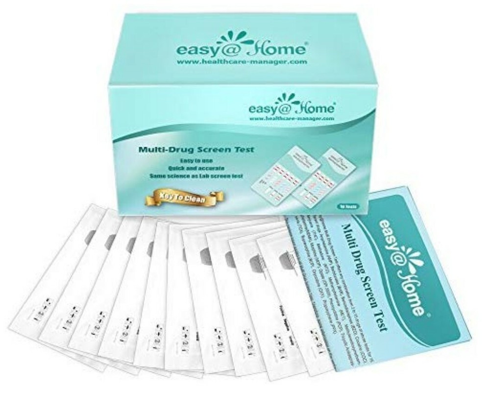 10 Pack Easy@Home 6 Panel Instant Drug Test Kits - Testing Marijuana (THC),...