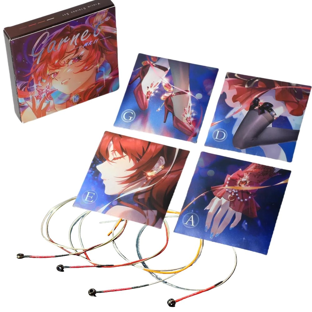 Violin Strings 4/4 Full Set, 4/4 Violin Strings ,Long-Lasting Durability & Ri...