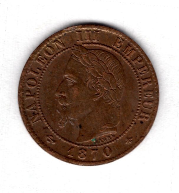 France. Centime 1870A.    DY19691