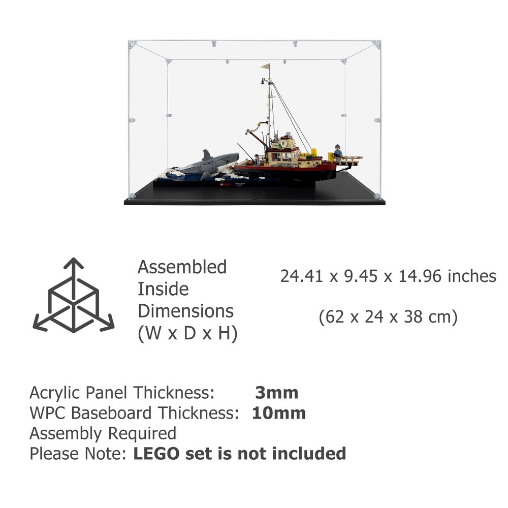 SONGLECTION® Display Case for LEGO Jaws #21350