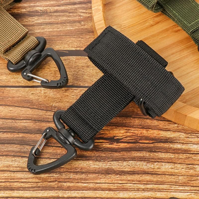 2-Pack Multi-Purpose Glove Holder Strap with Climbing Rope Hook Buckle