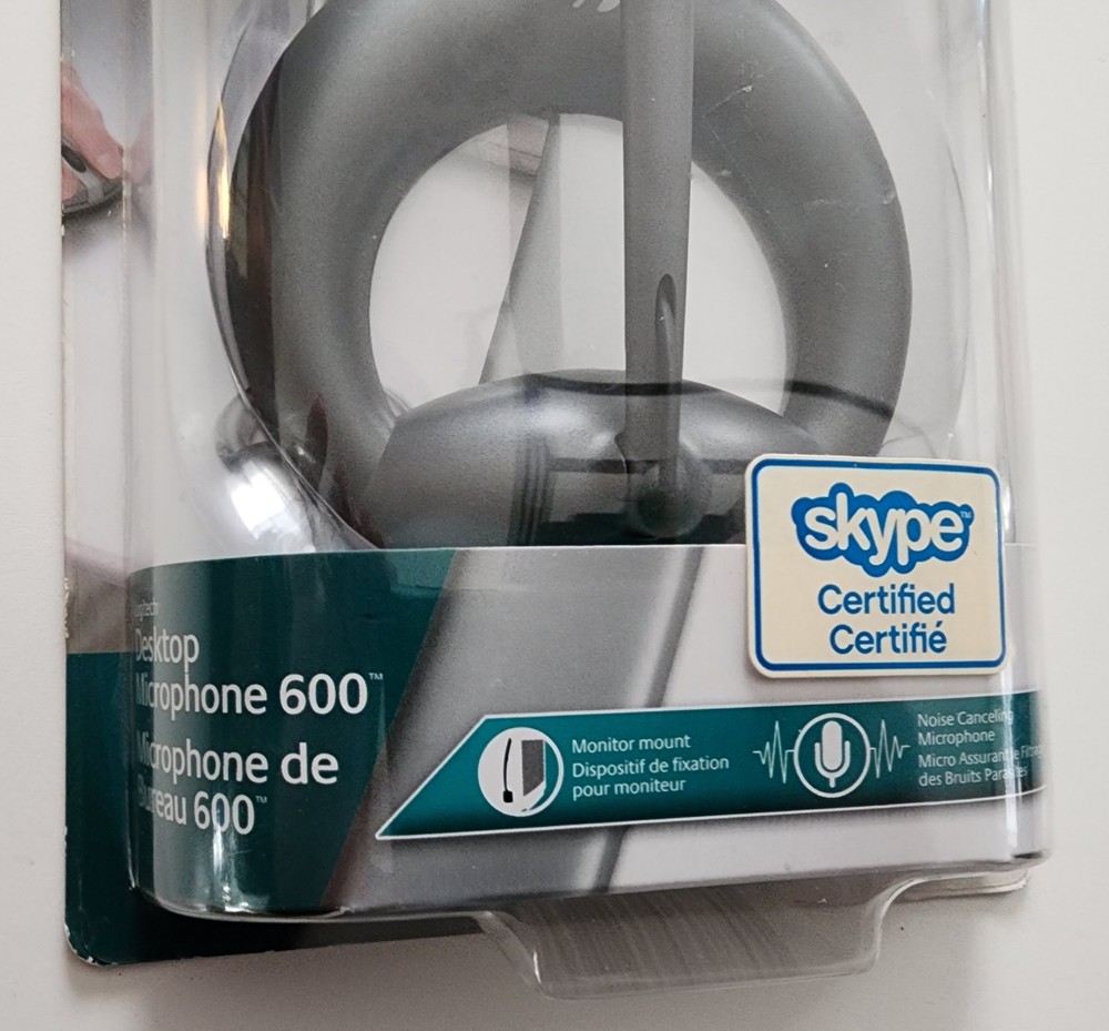 Logitech Desktop Microphone 600 New in Original Package