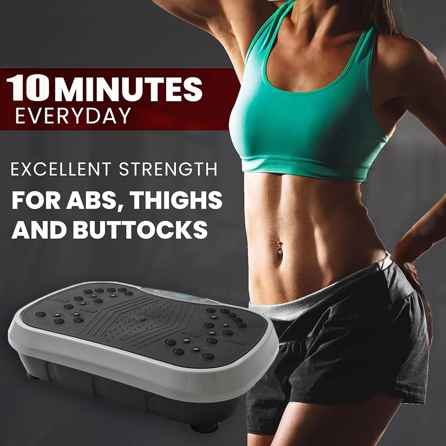 NEW Vibration Plate Exercise Machine Whole Body Workout Vibrate Platform Fitness