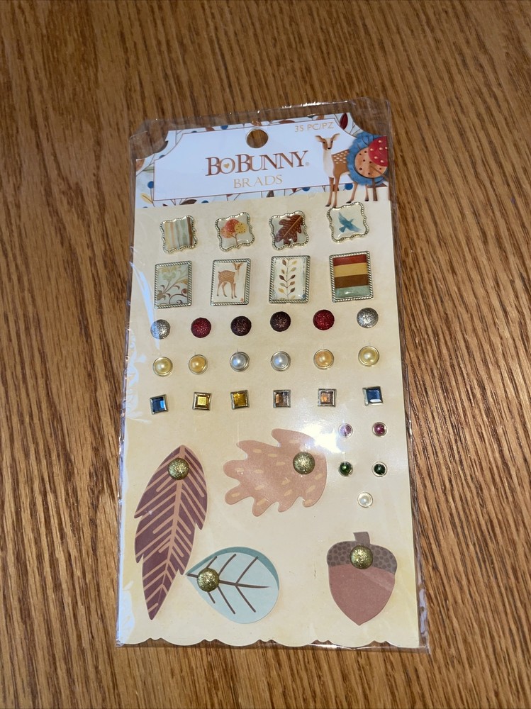 Bo Bunny Brads Fall 35 Pc.