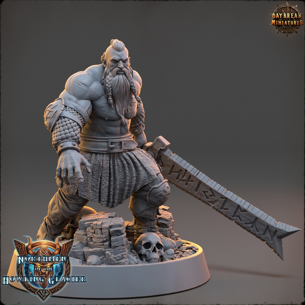 Northmen Fighter Rogur | DayBreak Miniatures |