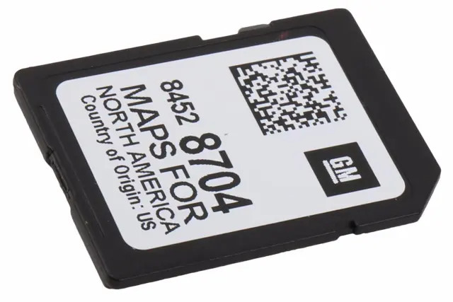 Genuine GM Navigation Data Card 84528704