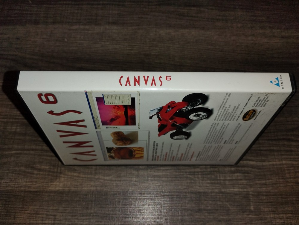 Deneba Canvas 6 PC CD-ROM Future Publishing 2002 software for Windows 95/98/NT4