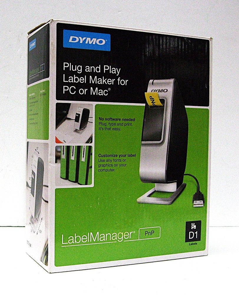 DYMO Label Manager Plug N Play PnP Label Printer Thermal D1 Labels USB PC or Mac