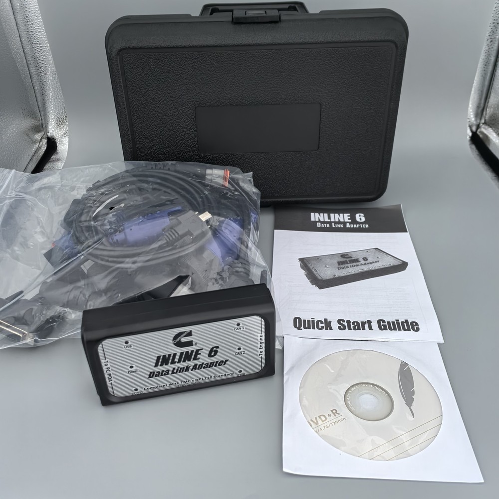 Inline6 Data Link Adapter Heavy Duty Scanner insite v8.7 For Cummins Engine NEW