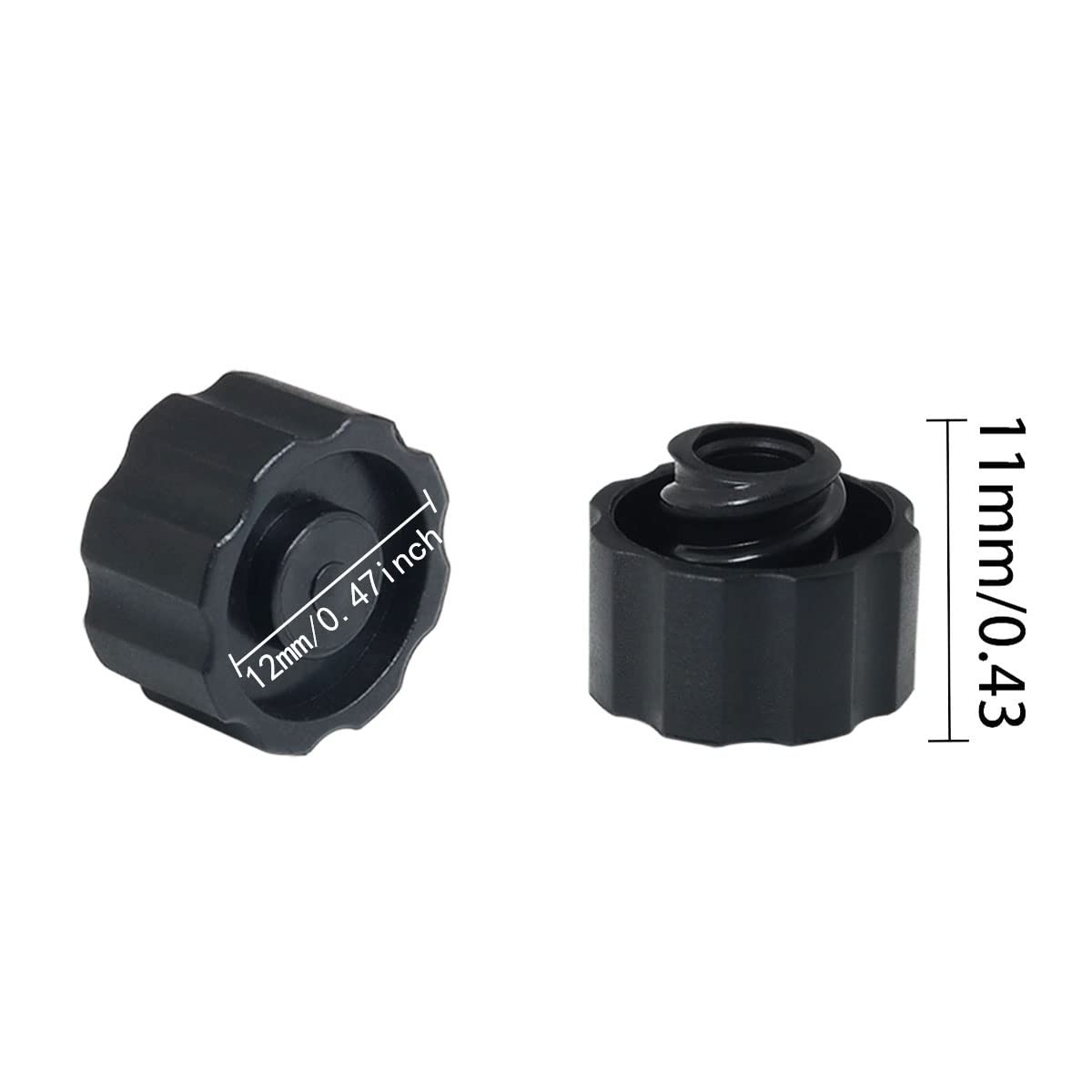 ITROLLE 100PCS No Needle Luer Lock Caps Syringe Cap for Feeding...