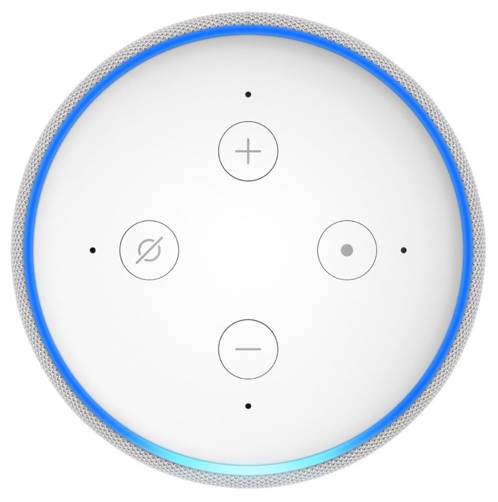 Amazon Echo Dot 3rd Gen Smart Speaker with Alexa Voice and Clock Sandstone