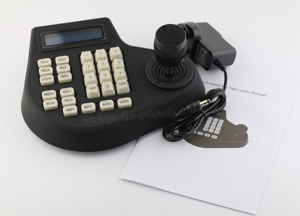 2D PTZ Joystick Keyboard Controller For CCTV Speed PTZ Camera PELCO-D RS485 DVR