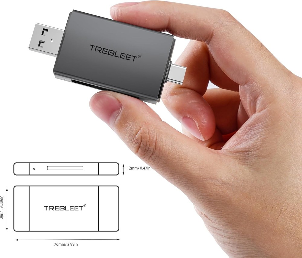 CFexpress Type A Card Reader, USB 3.2 Gen 2, Compatible with Sony Cameras