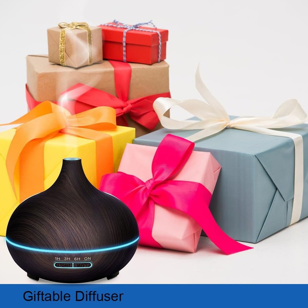 Diffusers for Essential Oils Large Room, 550ml Essential Oil Diffusers with R...