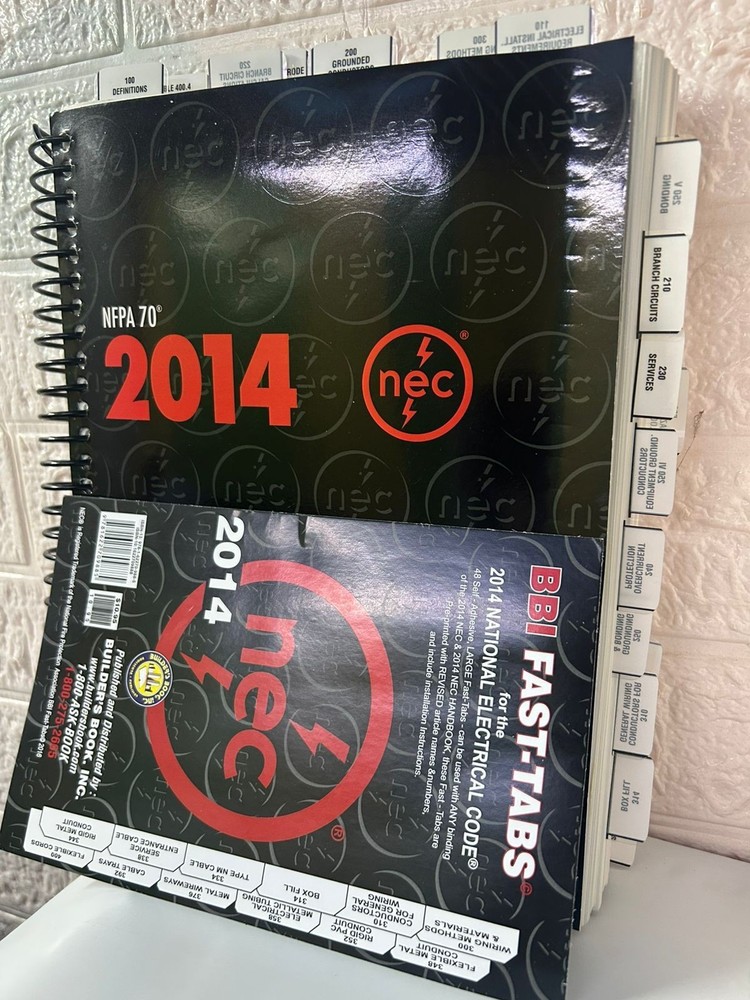 Tabbed & Highlighted NFPA 70 2014 Edition NEC Code 2014 Spiralbound