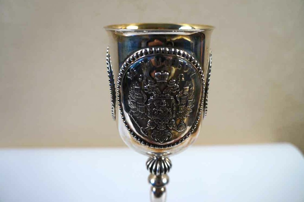 Russian ROMANOV coronation Goblets