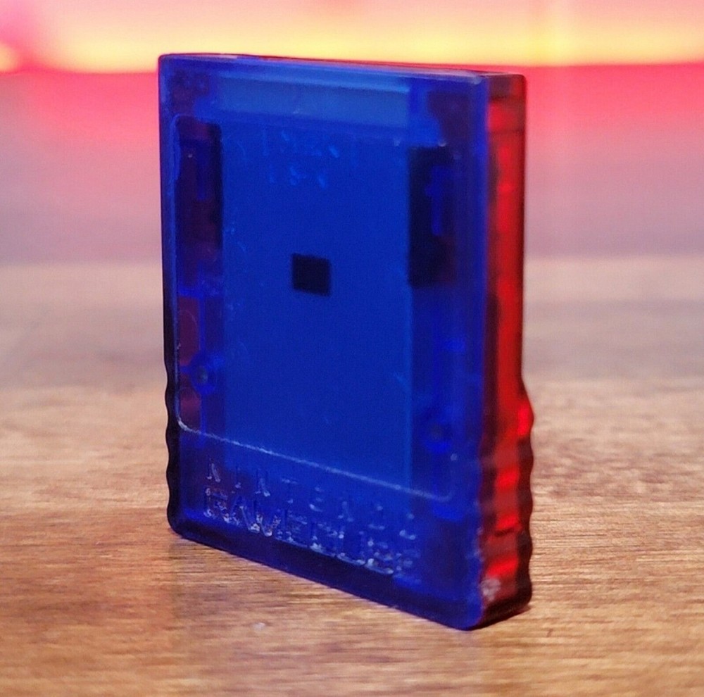 Official Nintendo GameCube Pokemon Box Ruby & Sapphire Memory Card 59 Block
