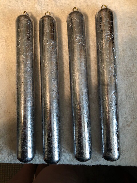 Deep Drop/Window Weights 4-5LB