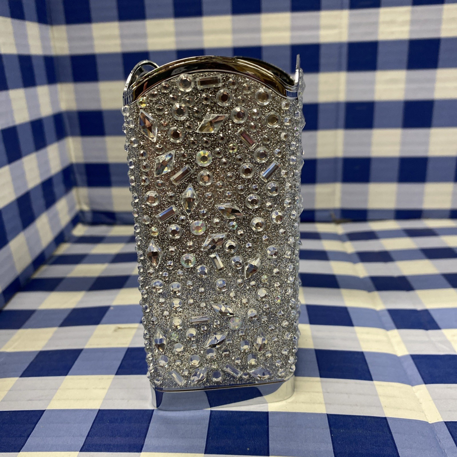 Bath & Body Works Silver Tossed Gems Gentle Foaming Soap Holder