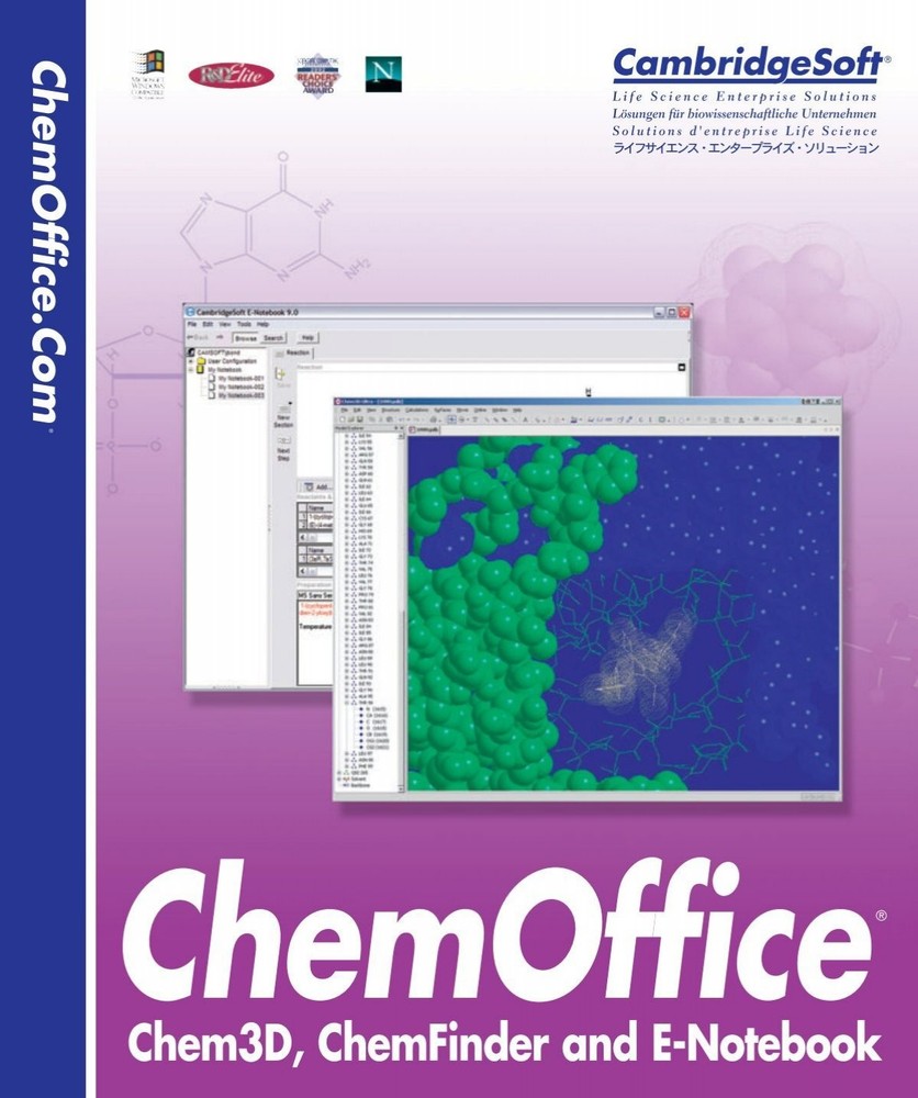 CambridgeSoft CS Chem3D Molecular Modeling Analysis Software CD