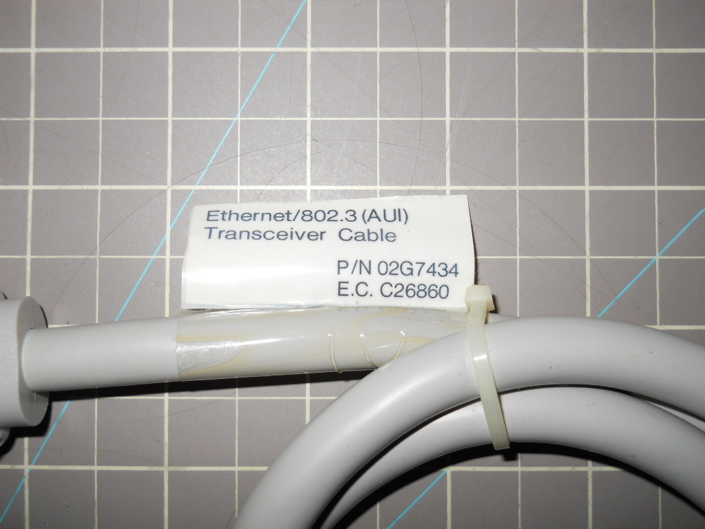 IBM 02G7434 AUI ETHERNET/802.3 TRANSCEIVER CABLE 1M - Unused