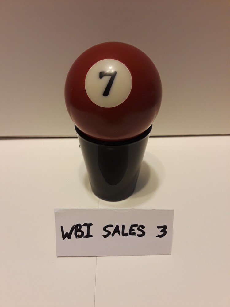 # 7 Maroon Single Pool Ball Replacement 2 1/4 Inch