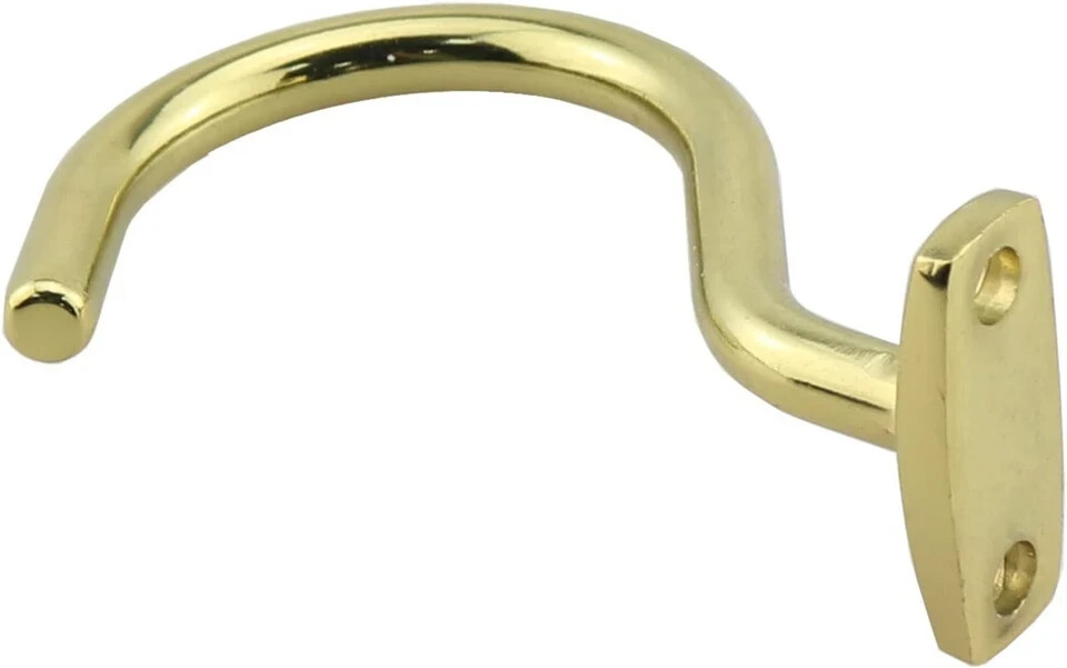 Billiard Table Brass Ball Rack Hook with Mounting Screws