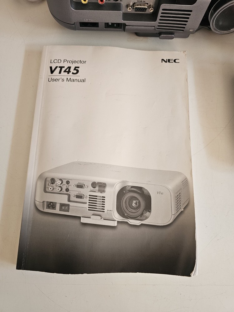 NEC LCD VT45 Projector Plus Remote