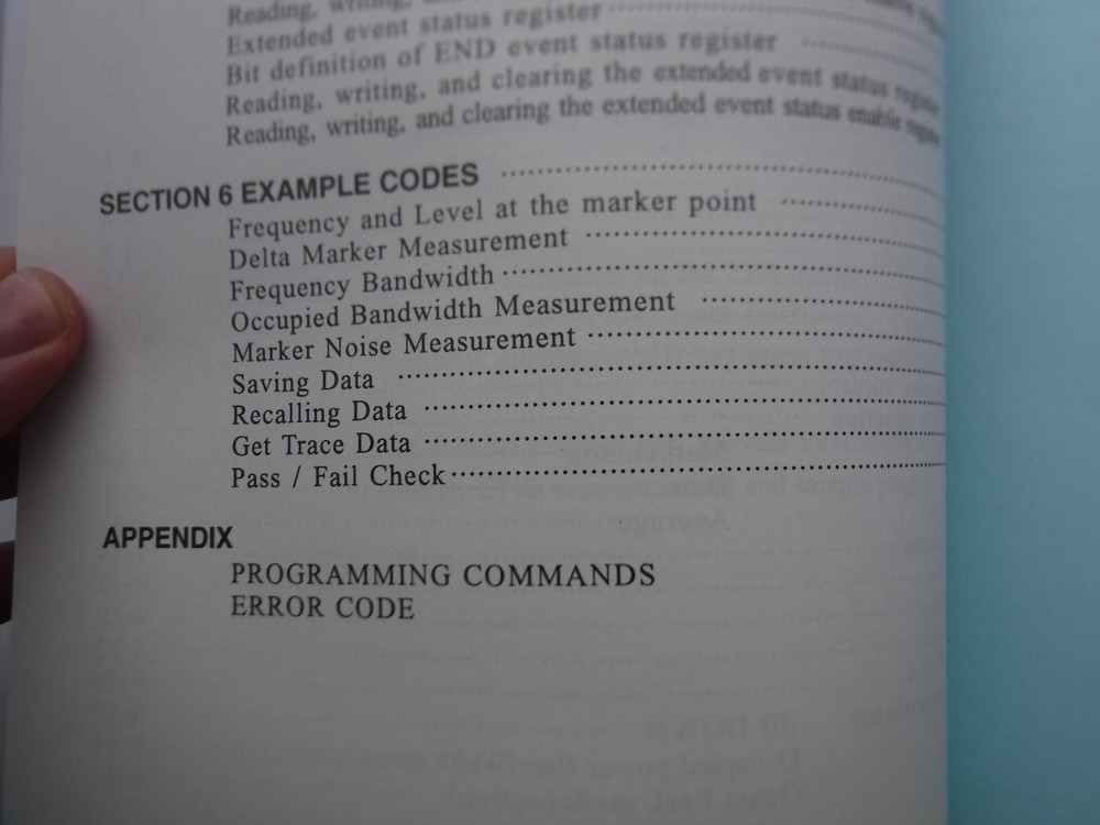 IFR 2398 Spectrum Analyzer Operation Manual Vol. 2