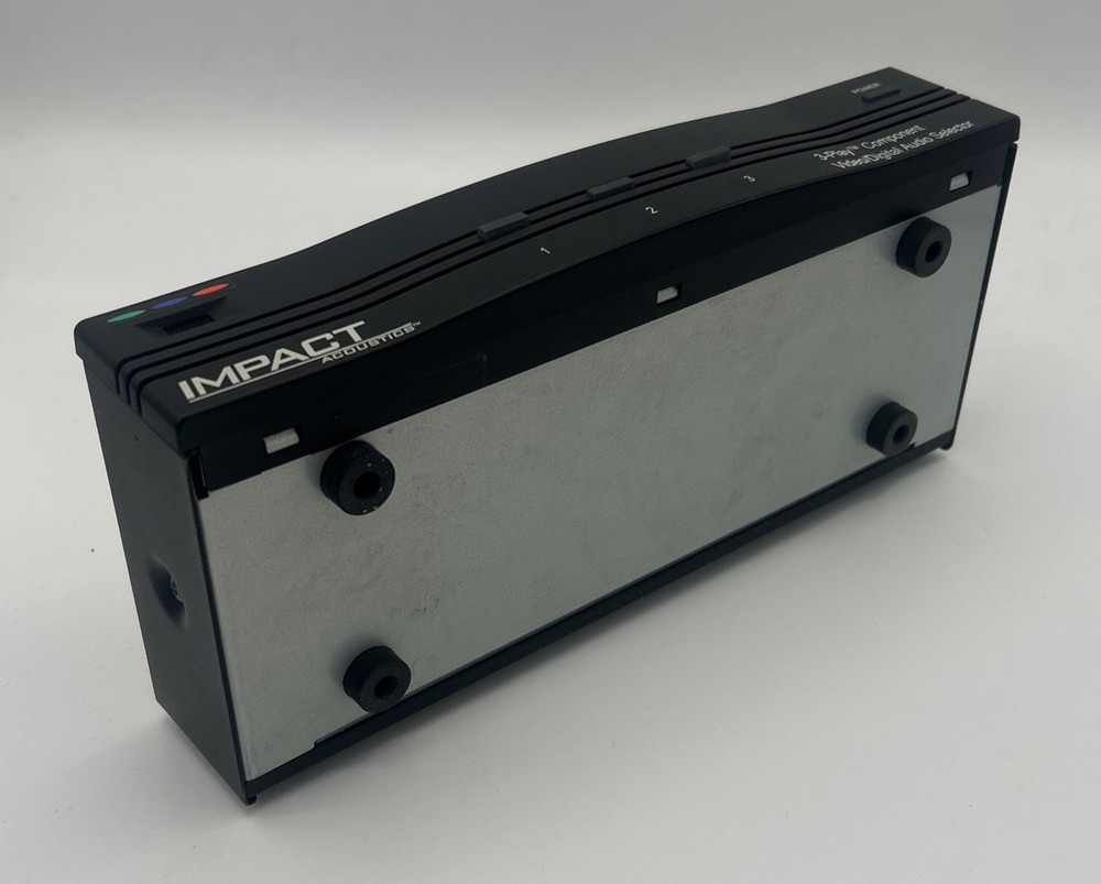 IMPACT ACOUSTICS Comp 3-PLAY Selector No Remote/Power Untested