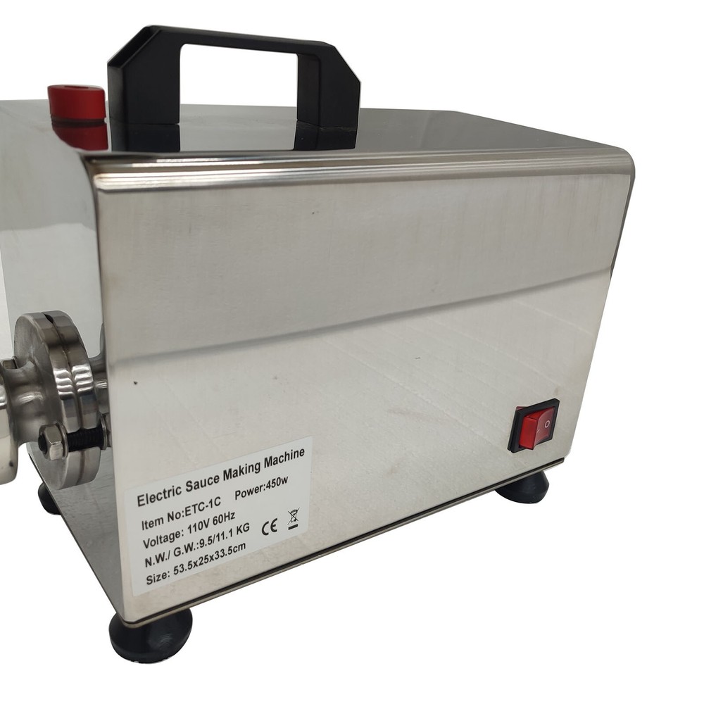 110V Electric Tomato Strainer Milling Strain Press Machine Sauce Macking