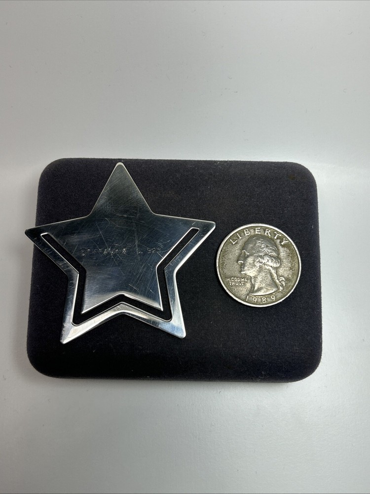 Authentic Vintage Tiffany & Co Sterling Silver Star Bookmark