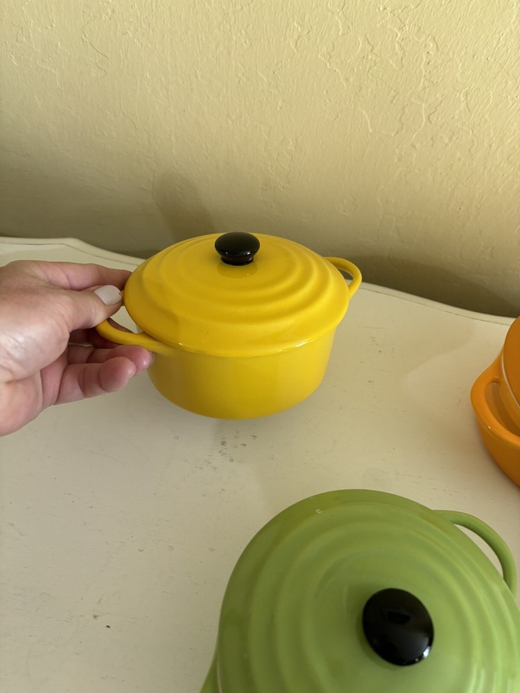 Creative Co-op Stoneware Mini/Individual Baker Dish with Lid