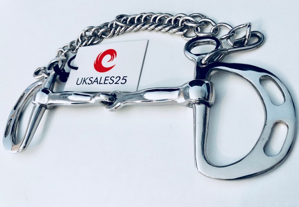 Kimblewick Single Jointed Stainless Steel Bit (UKSALES25®) *SAME DAY DISPATCH*