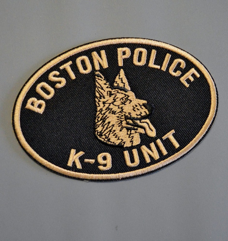 Boston Massachusetts Police K-9 Unit Patch ++ Mint MA