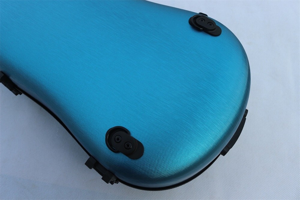 4/4 Violin Case Strong & Light Carbon Fiber Box Bow holder Back Strap