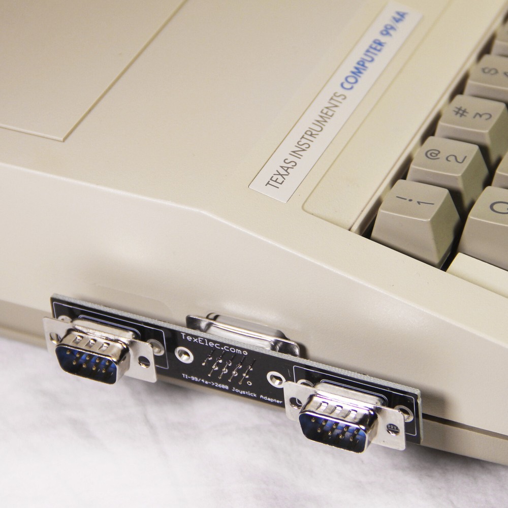 TexElec's TI-99/4a to Atari 2600 Style Joystick Adapter