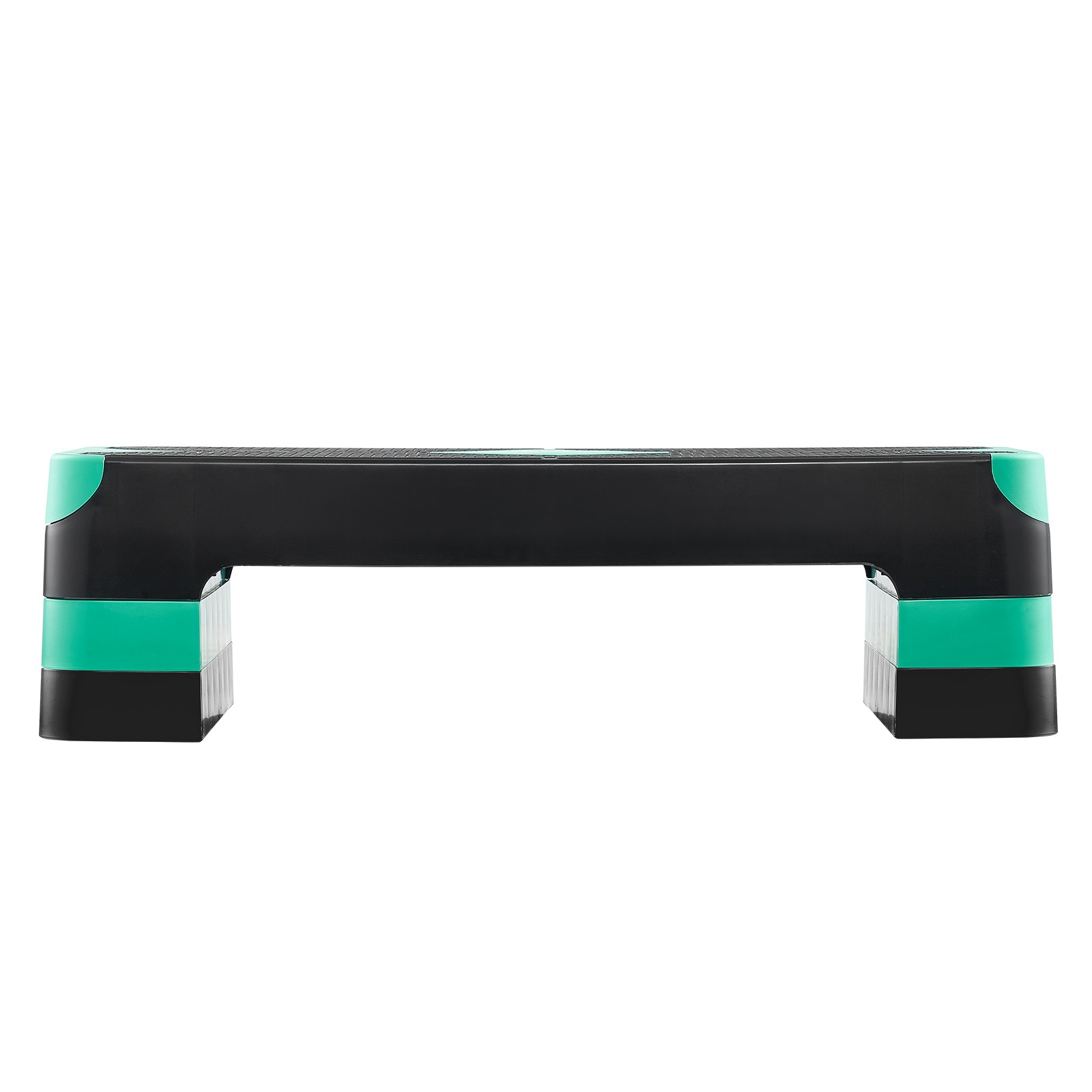 VEVOR Aerobic Exercise Step Platform Height Adjustable Workout Stepper 4 Riser