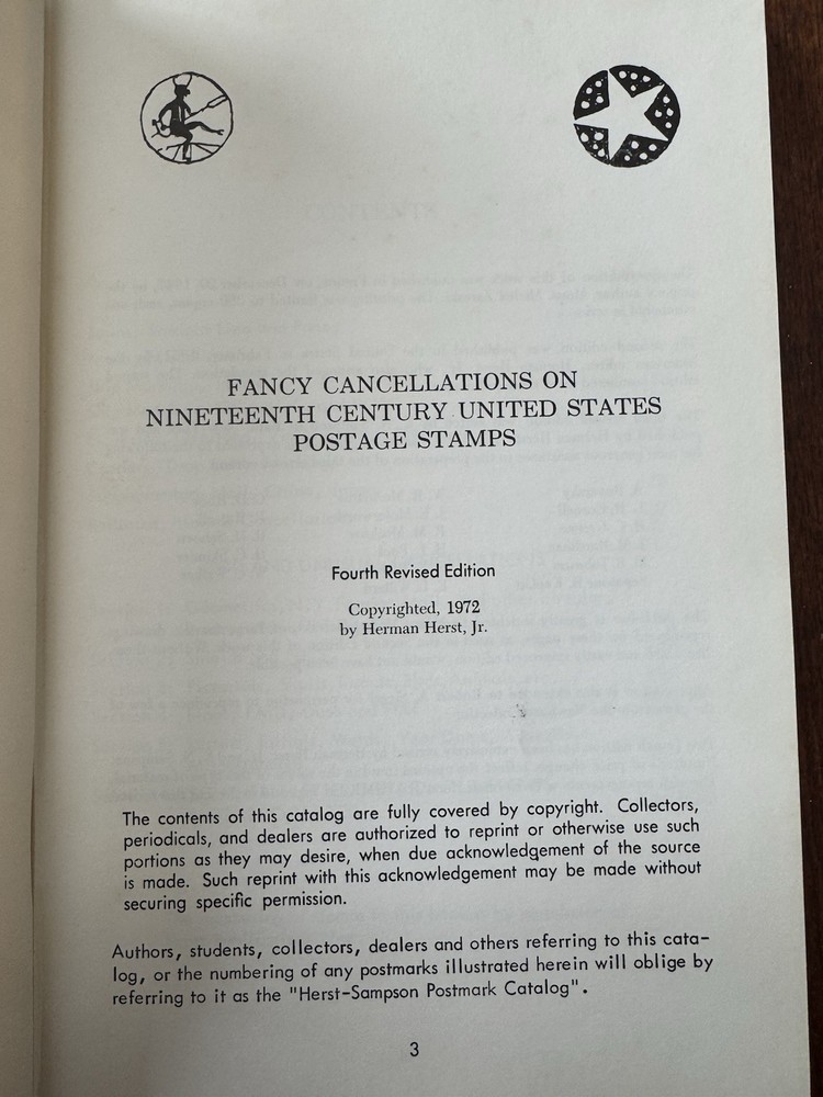 Billig's Philatelic Handbook Vol 33 19th Century US Fancy Cancellations