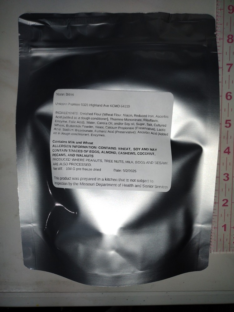 Freeze Dried Naan Bites