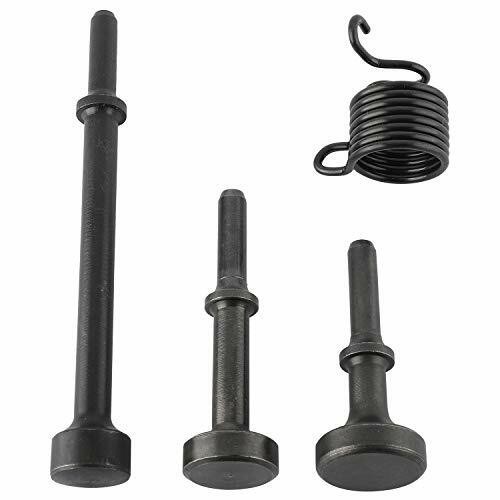 4Pcs Air Hammer Attachments Smoothing Pneumatic Chisel Drill Bits with Spring