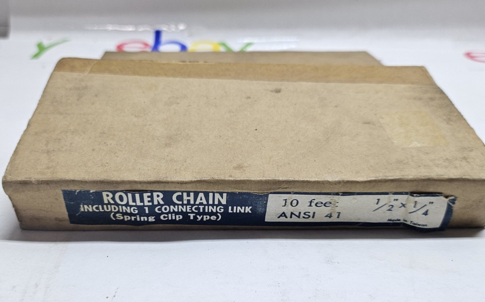 Roller Chain ANSI 41 (Spring Clip Type) 10FT. 1/2" X 1/4"