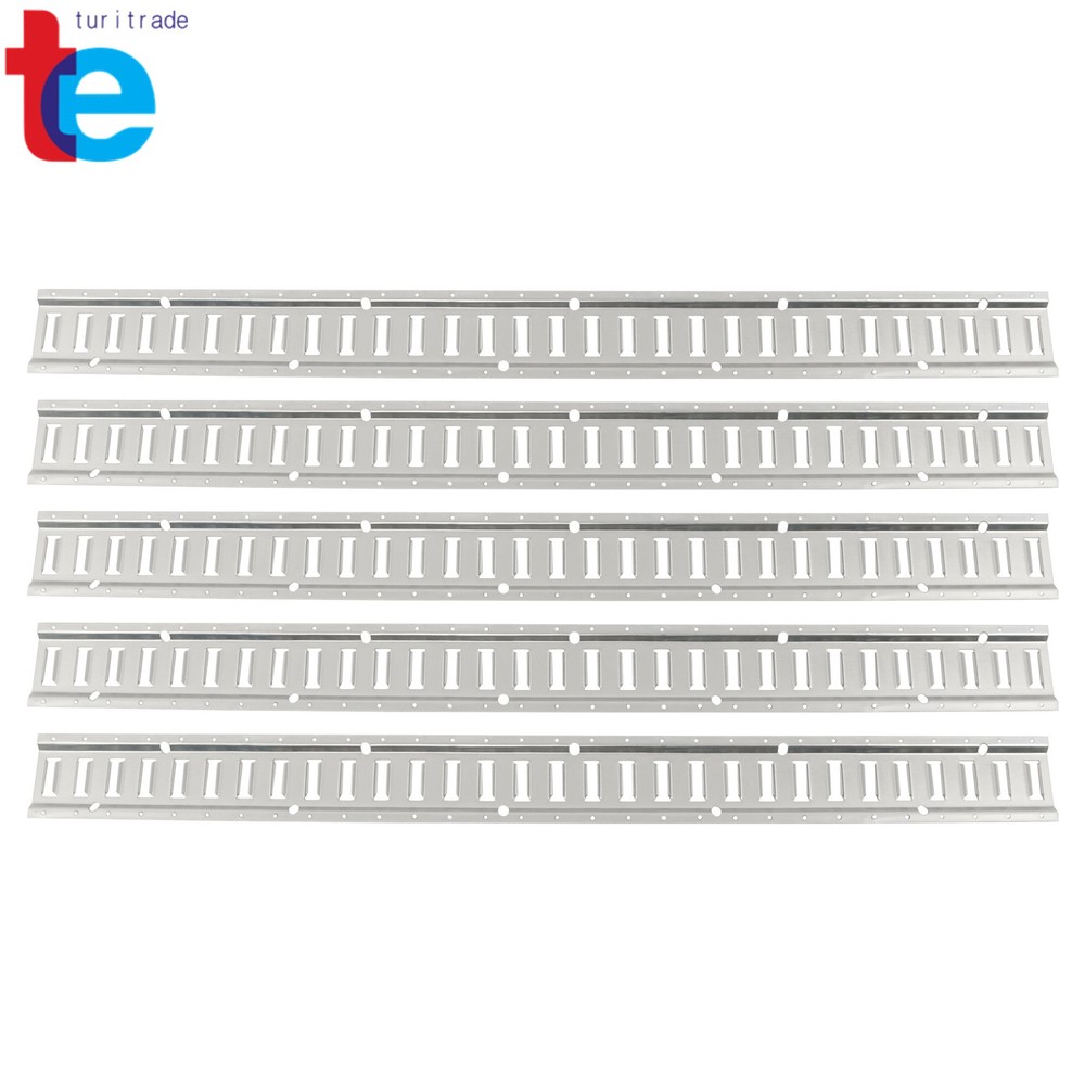 5 Pack 5' E Track Tie Down Rail Kit For RV Trailer Camper Truck
