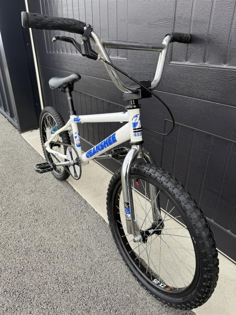 2000 DK Banshee Mid School BMX All Original White Blue Old Complete Bike Bicycle