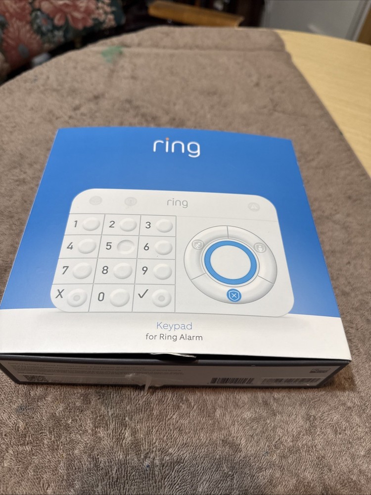 Ring Alarm 1st Generation White Additional Home Security Wireless Keypad